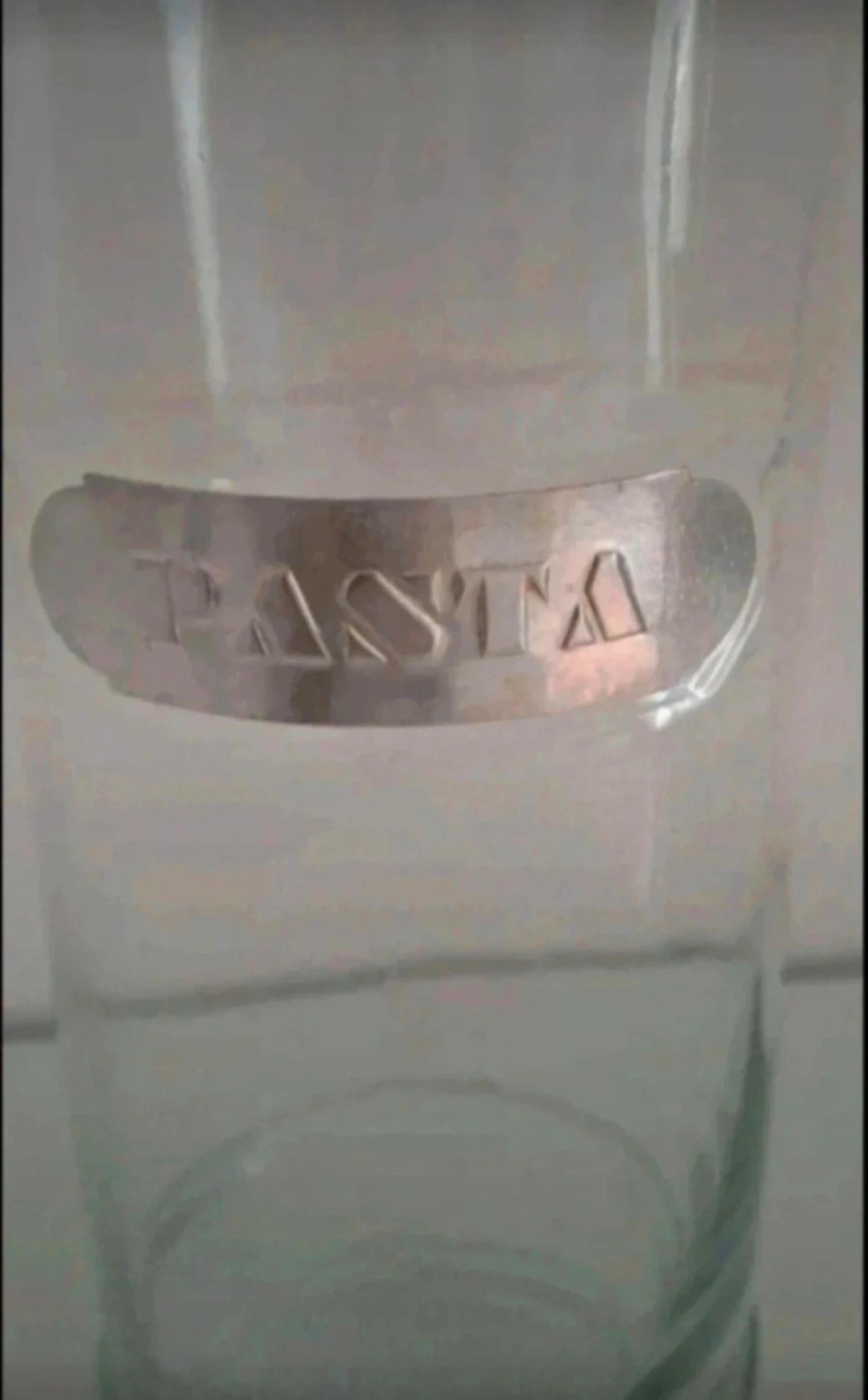 Tall glass pasta jar – photo 2